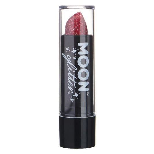 Moon Glitter Holographic Glitter Lipstick Red G07572 Costume Make Up 1