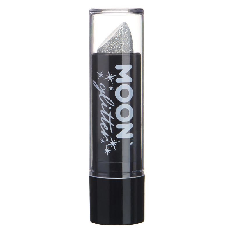 Moon Glitter Holographic Glitter Lipstick Silver G07503 Costume Make Up 1