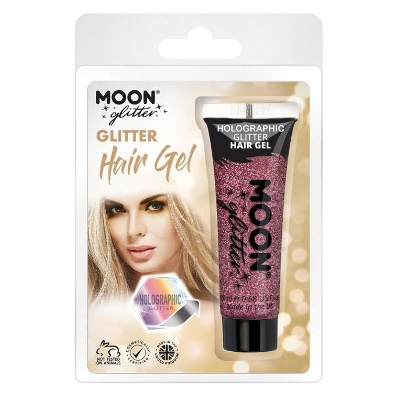 Moon Glitter Holographic Hair Gel Clamshell 20ml Costume Make Up 5