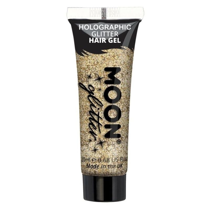 Moon Glitter Holographic Hair Gel Single 20ml Costume Make Up 3