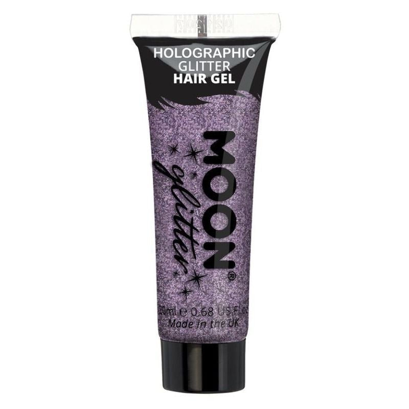 Moon Glitter Holographic Hair Gel Single 20ml Costume Make Up 6