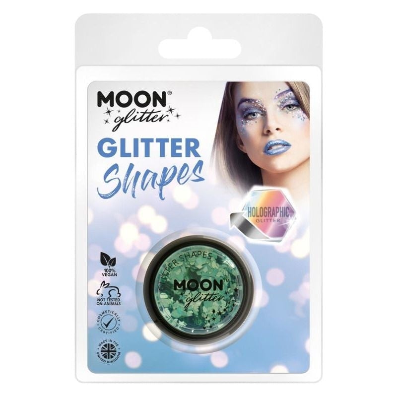 Moon Glitter Holographic Glitter Shapes Choice Of 8 Colours 3g Costume Make Up 4