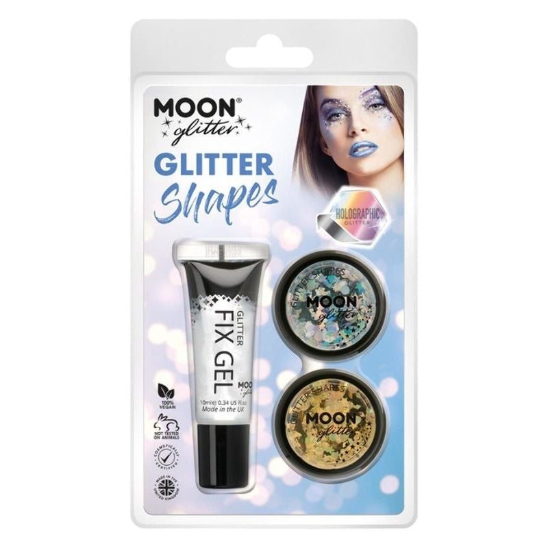 Moon Glitter Holographic Shapes G05219 Costume Make Up_1