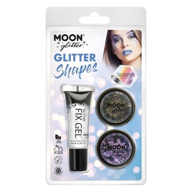 Moon Glitter Holographic Shapes G05240 Costume Make Up 1