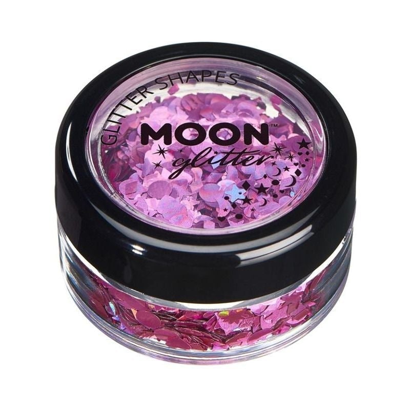 Moon Glitter Holographic Shapes Single 3g Costume Make Up 5