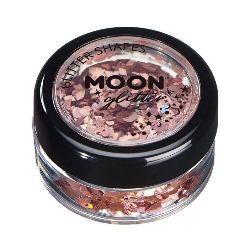 Moon Glitter Holographic Shapes Single 3g Costume Make Up 7