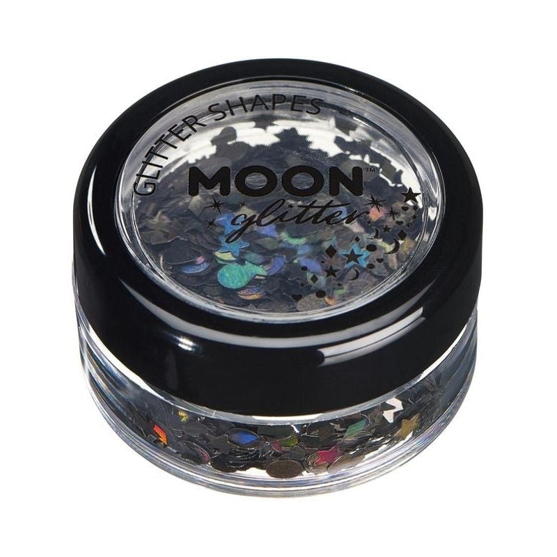 Moon Glitter Holographic Shapes Single 3g Costume Make Up 1