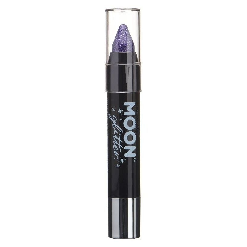 Moon Glitter Hologrpahic Body Crayons Purple Costume Make Up 1