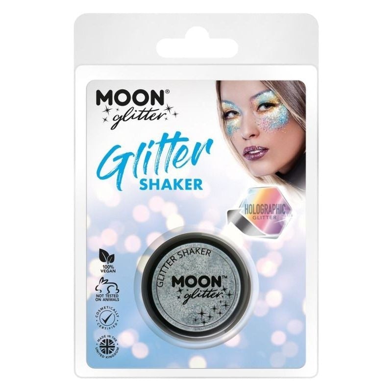 Moon Glitter Hologrpahic Shakers Silver Costume Make Up_1
