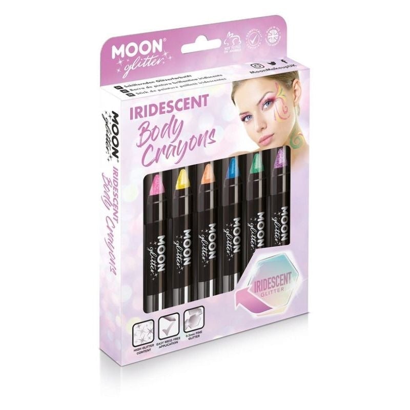 Moon Glitter Iridescent Body Crayons Assorted Costume Make Up 1