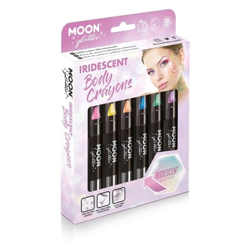 Moon Glitter Iridescent Body Crayons Assorted Costume Make Up_1