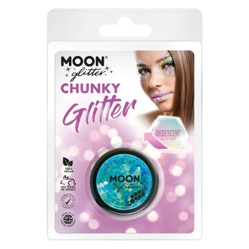 Moon Glitter Iridescent Chunky Blue G06193 Costume Make Up_1