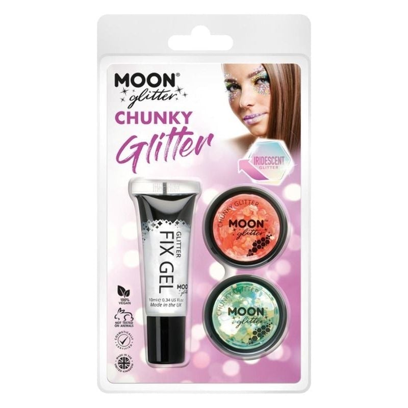 Moon Glitter Iridescent Chunky G06223 Costume Make Up 1