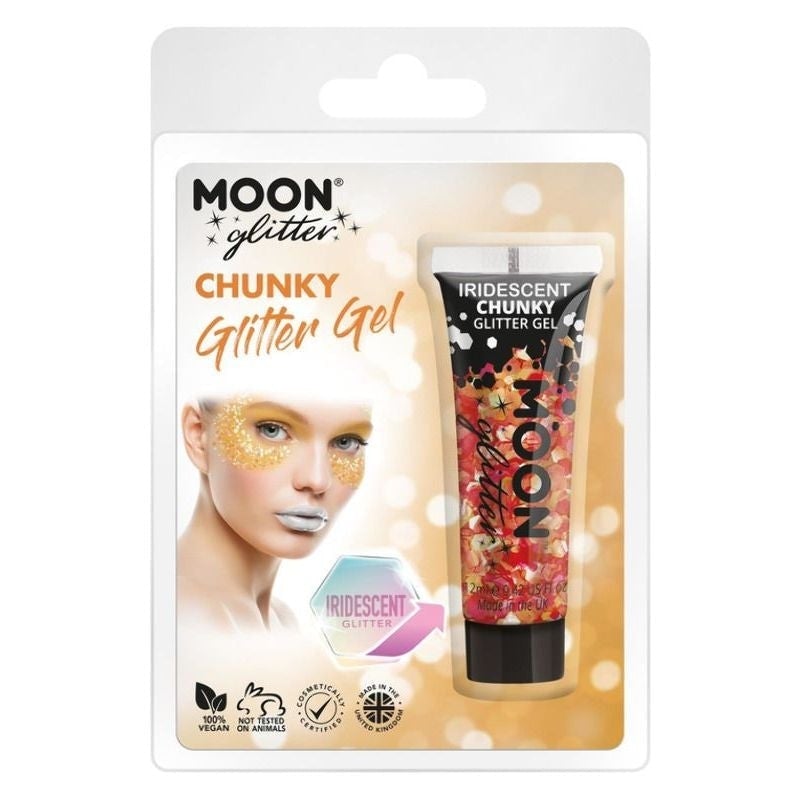 Moon Glitter Iridescent Chunky Gel Clamshell 3g Choice of 8 Colours Costume Make Up 2