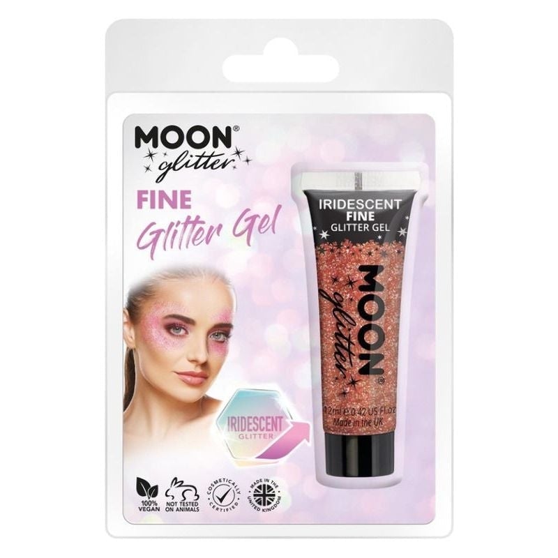 Moon Glitter Iridescent Gel 12ml Clamshell 8 Mesmerizing Shades Costume Make Up 2