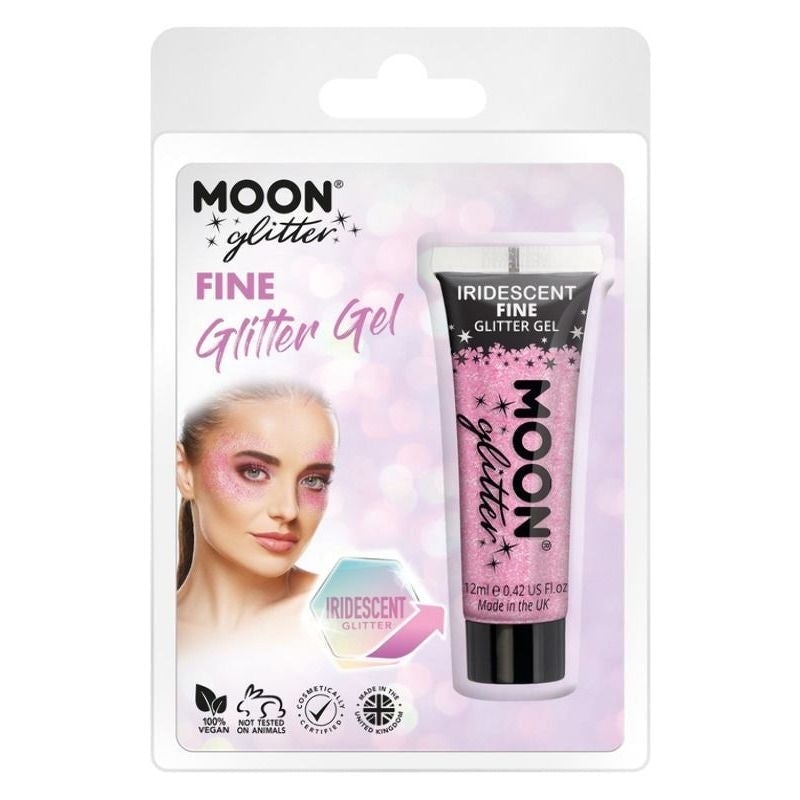 Moon Glitter Iridescent Gel 12ml Clamshell 8 Mesmerizing Shades Costume Make Up 5