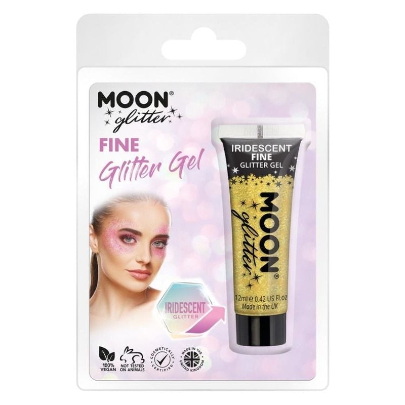 Moon Glitter Iridescent Gel 12ml Clamshell 8 Mesmerizing Shades Costume Make Up 8
