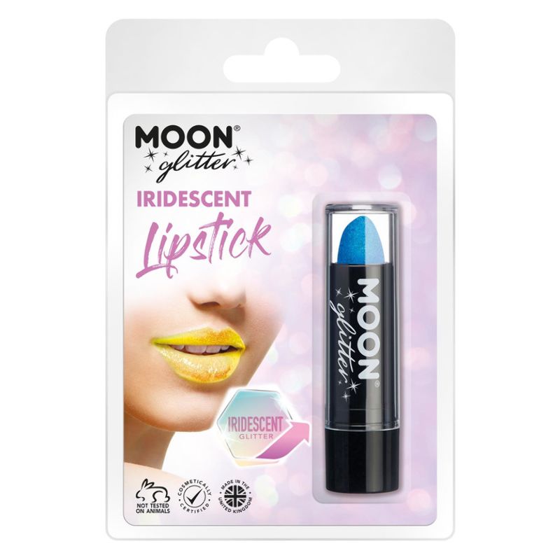 Moon Glitter Iridescent Glitter Lipstick Blue G26672 Costume Make Up 1