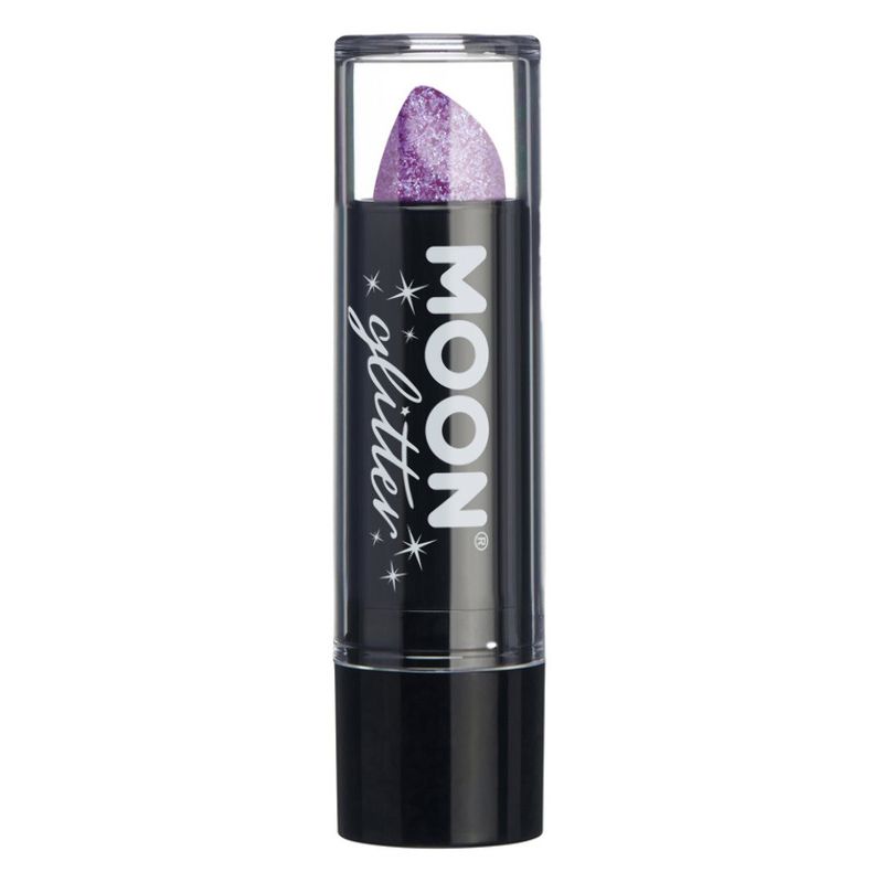 Moon Glitter Iridescent Glitter Lipstick Purple G26573 Costume Make Up 1