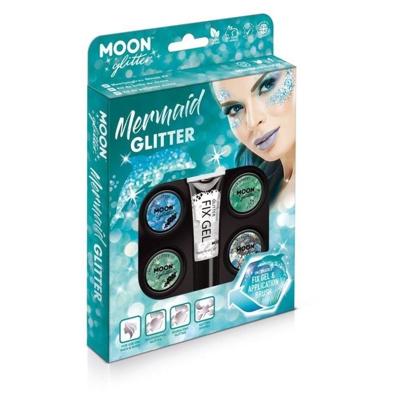 Moon Glitter Mermaid Kit Assorted Costume Make Up 1