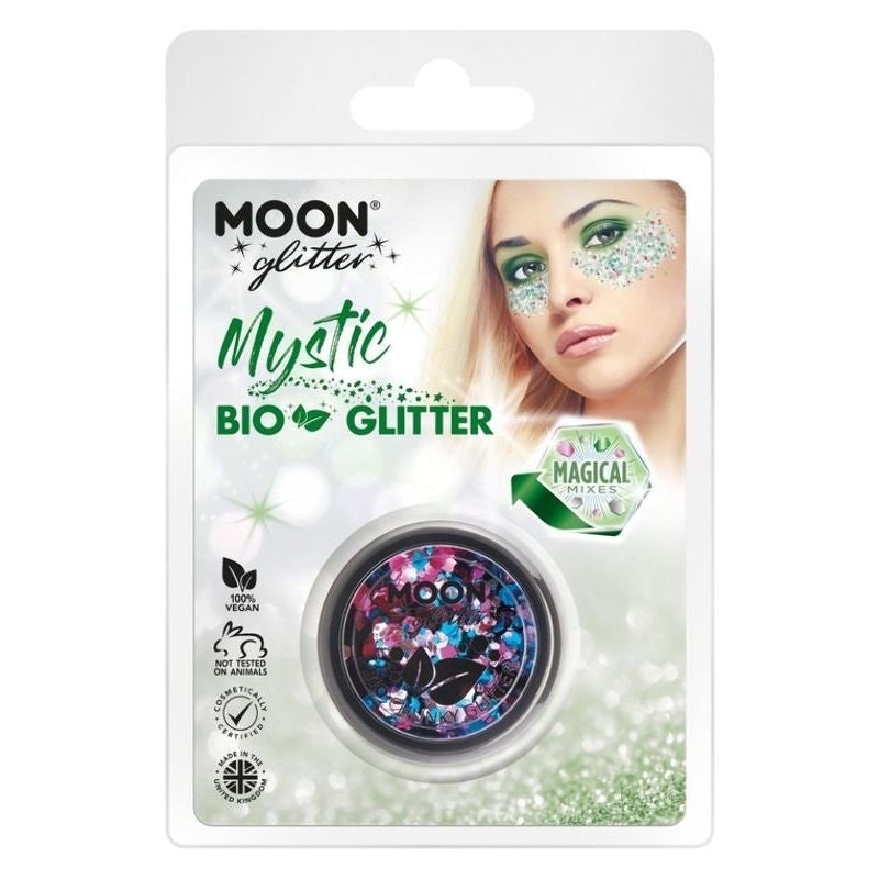 Moon Glitter Mystic Bio Chunky Mixed Colours Clamshell 3g Costume Make Up 3