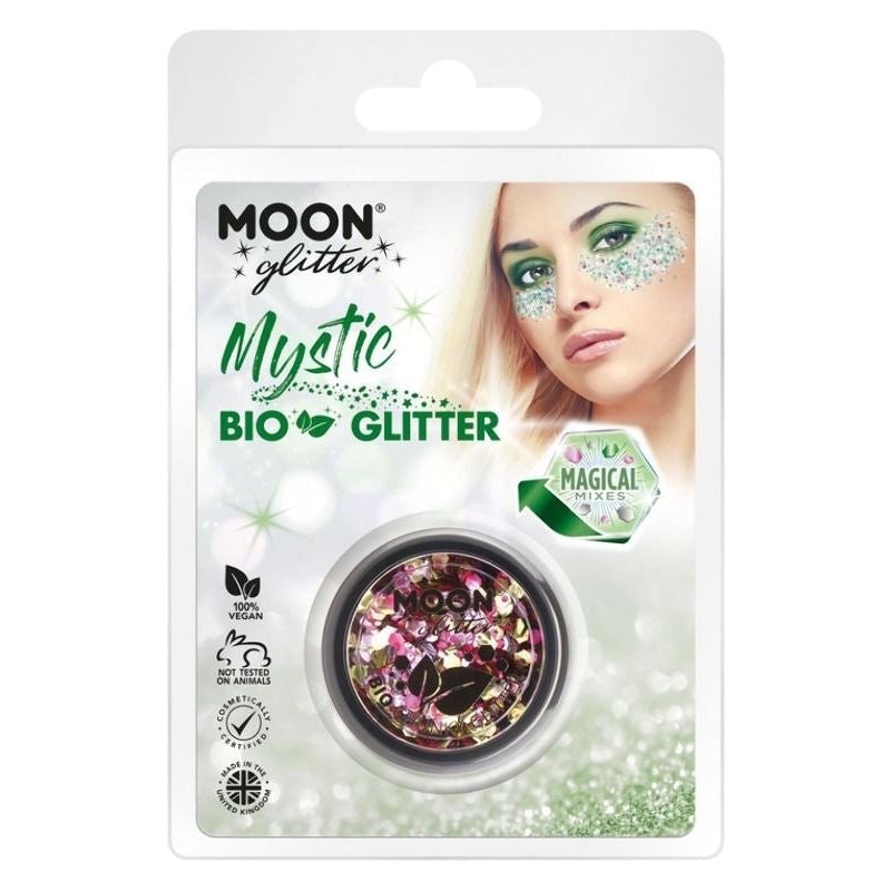 Moon Glitter Mystic Bio Chunky Mixed Colours Clamshell, 3g Costume Make Up_5