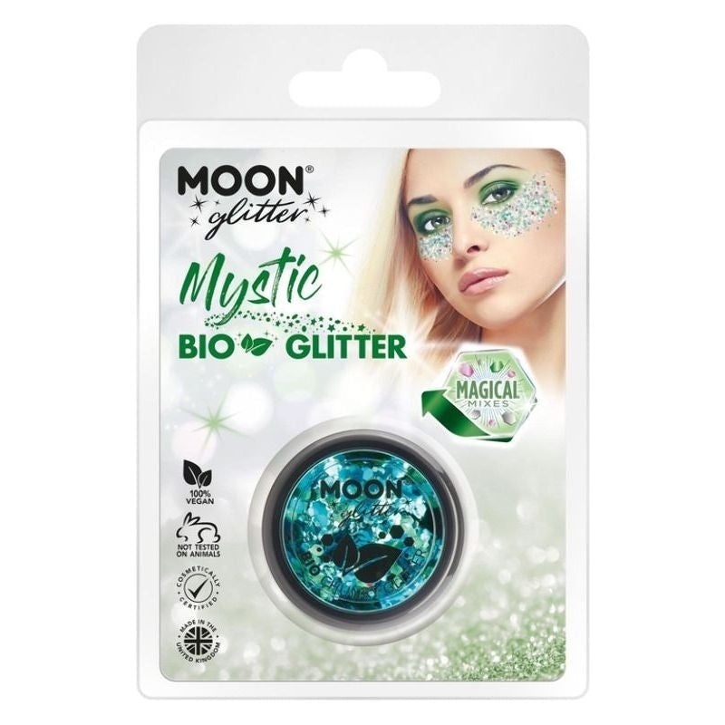 Moon Glitter Mystic Bio Chunky Mixed Colours Clamshell 3g Costume Make Up 1