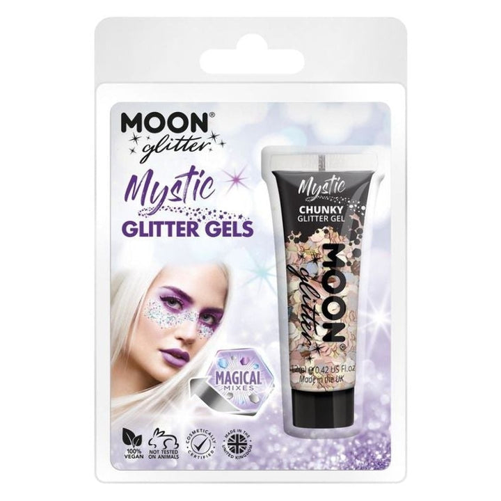 Moon Glitter Mystic Chunky Gel Mixed Colour Clamshell, 12ml Costume Make Up_7