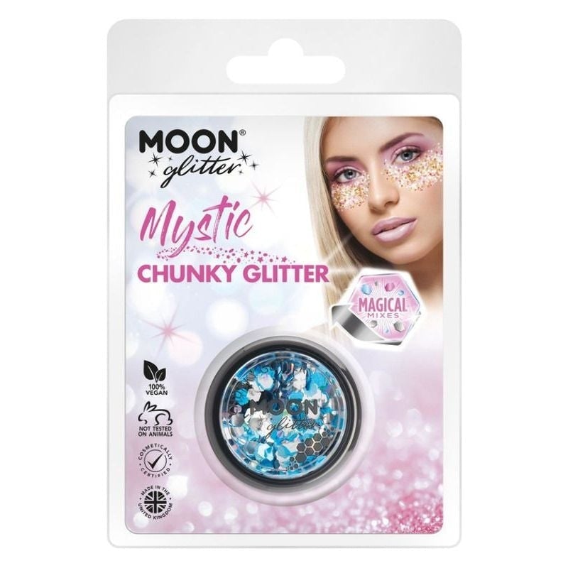 Moon Glitter Mystic Chunky Mixed Colours Clamshell 3g Costume Make Up 4