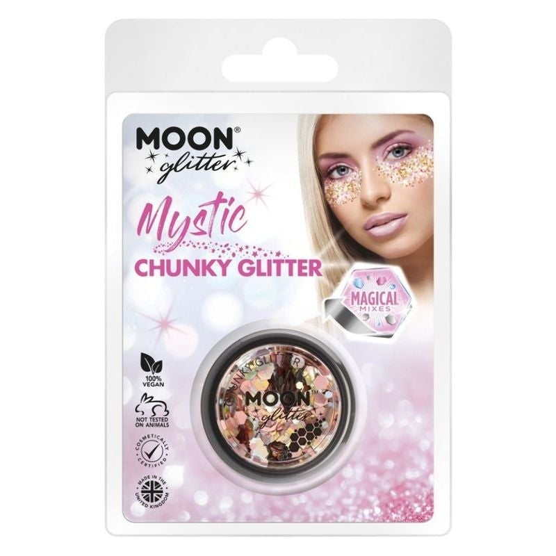 Moon Glitter Mystic Chunky Mixed Colours Clamshell 3g Costume Make Up 7
