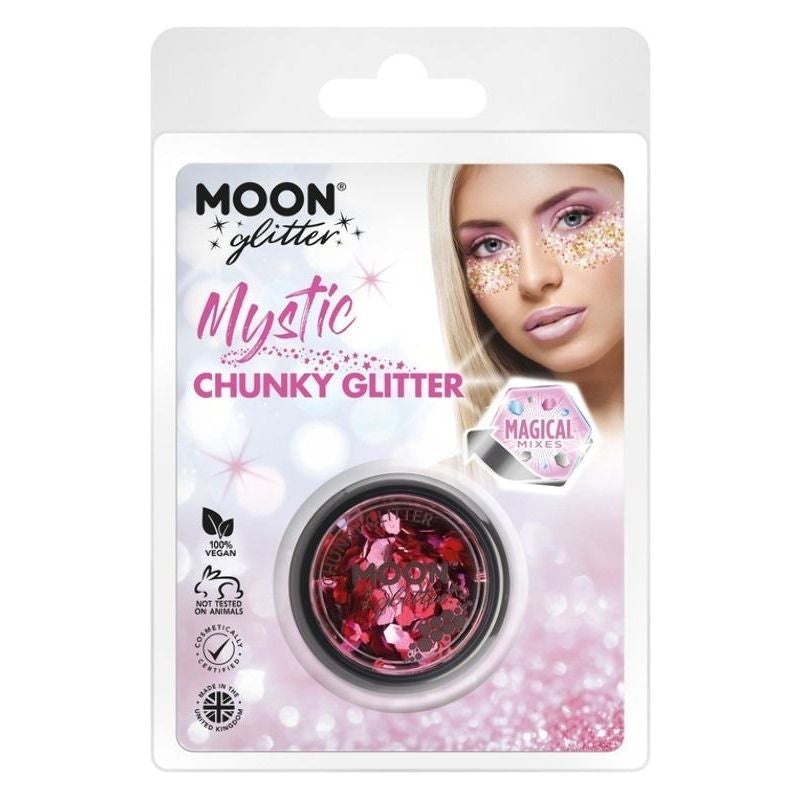 Moon Glitter Mystic Chunky Mixed Colours Clamshell 3g Costume Make Up 8