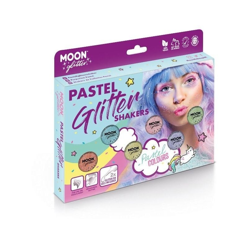 Moon Glitter Pastel Shakers Assorted Costume Make Up_1