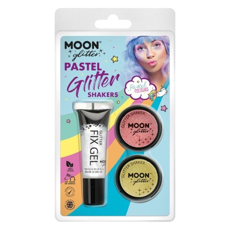 Moon Glitter Pastel Glitter Shakers 2 5g Colours Fix Gel Set Costume Make Up 1