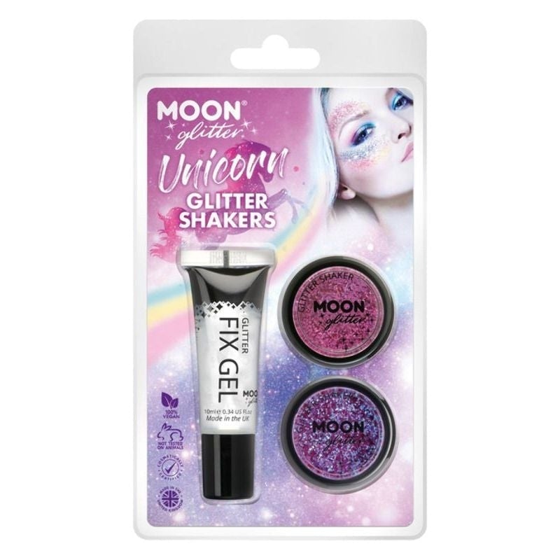 Moon Glitter Themed Clamshells Pink G32505 Costume Make Up 1
