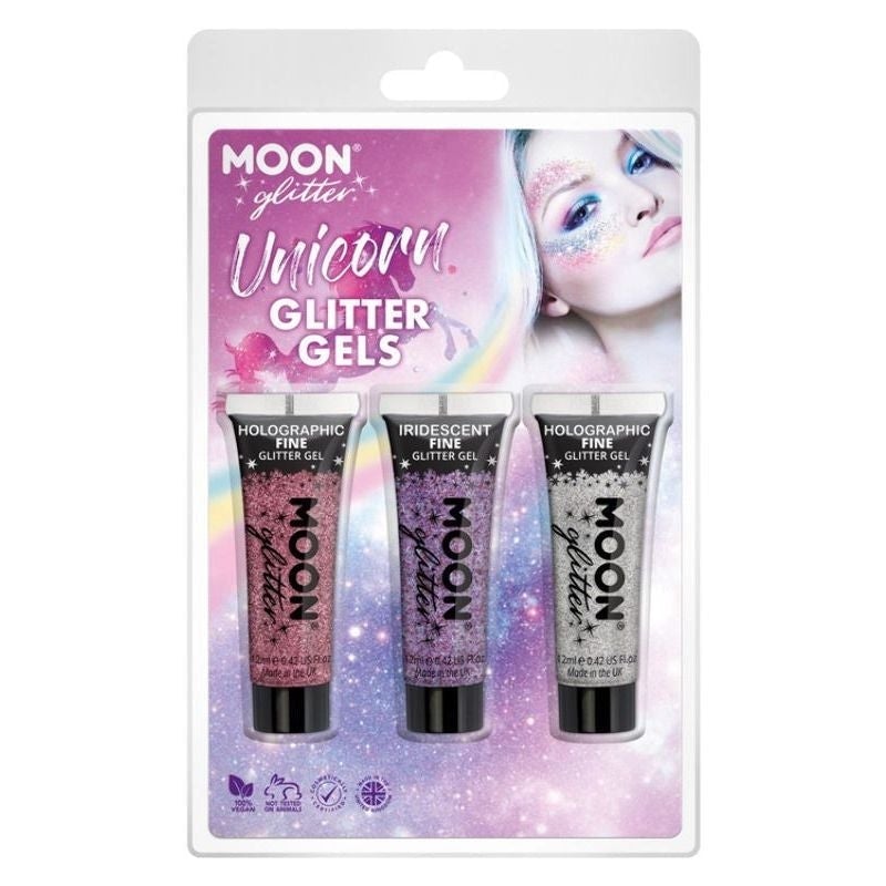 Moon Glitter Themed Clamshells Pink G32567 Costume Make Up 1