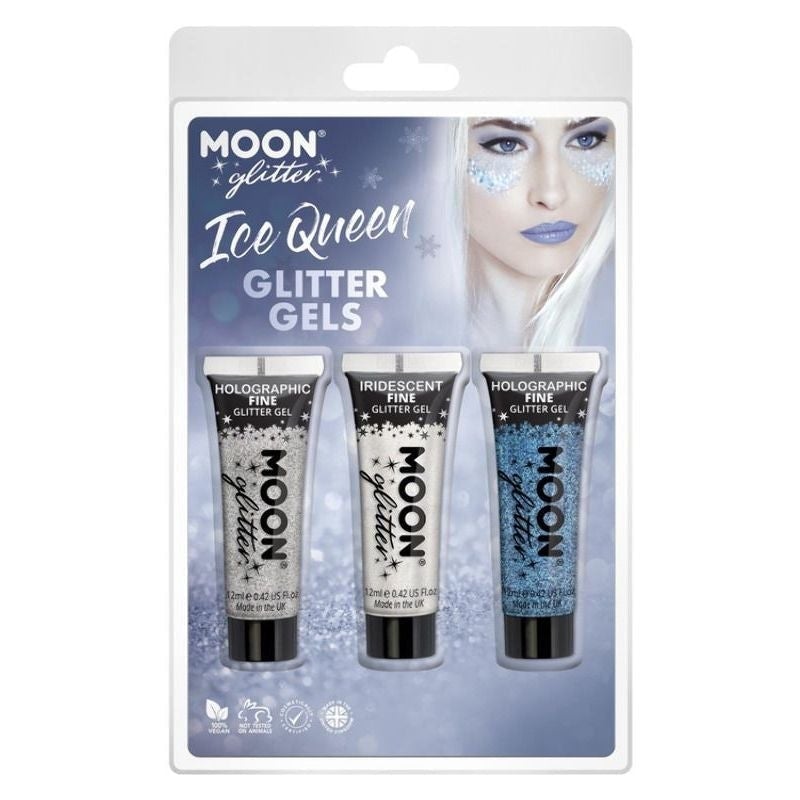 Moon Glitter Themed Clamshells White G32581 Costume Make Up 1