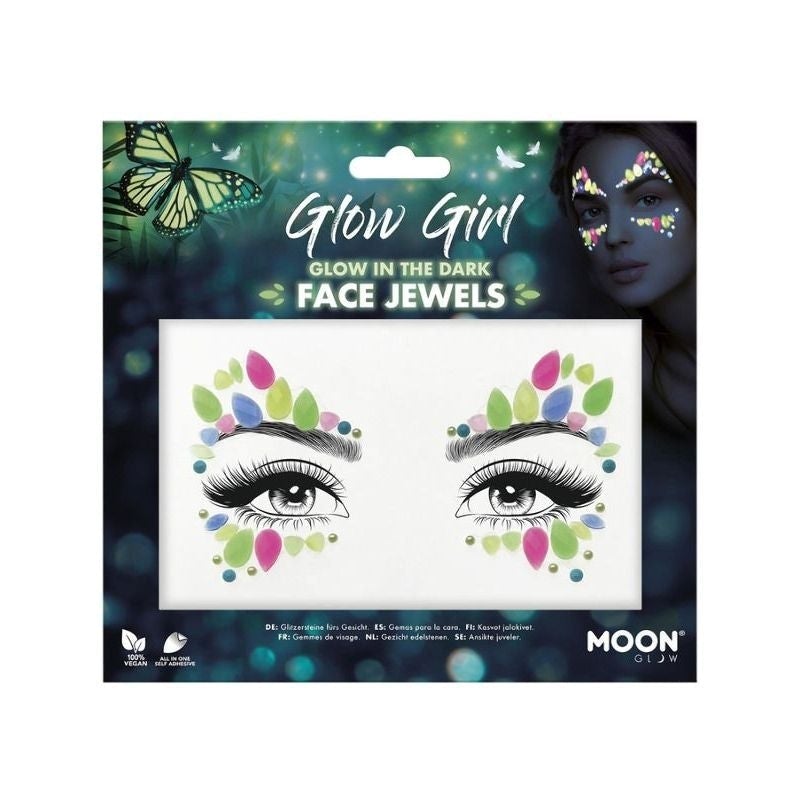 Moon Glow Face Jewels Girl Costume Make Up 1