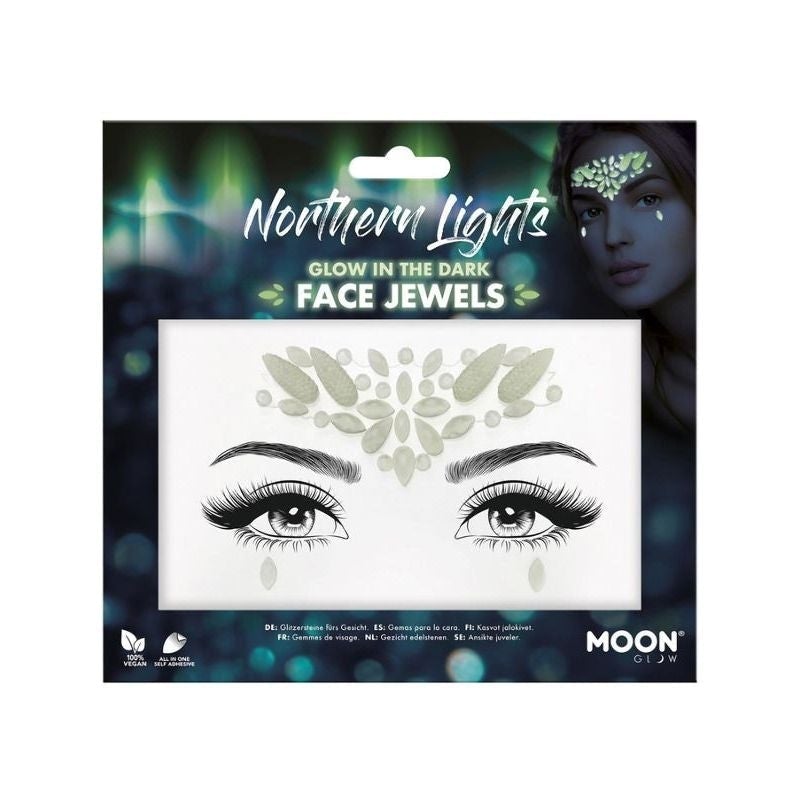Moon Glow Face Jewels Northern Lights Costume Make Up 1