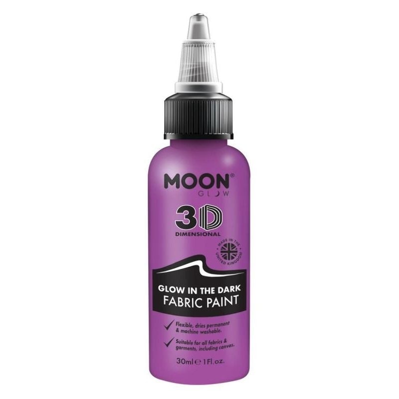 Moon Glow In The Dark Fabric Paint 30ml Single Costume Make Up 5