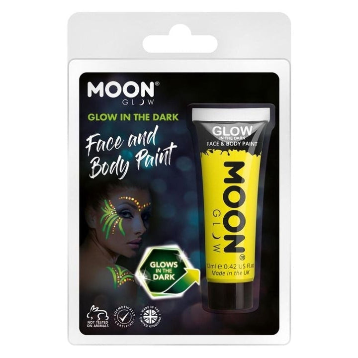 Size Chart Moon Glow In The Dark Face Paint 12ml Clamshell Costume Make Up