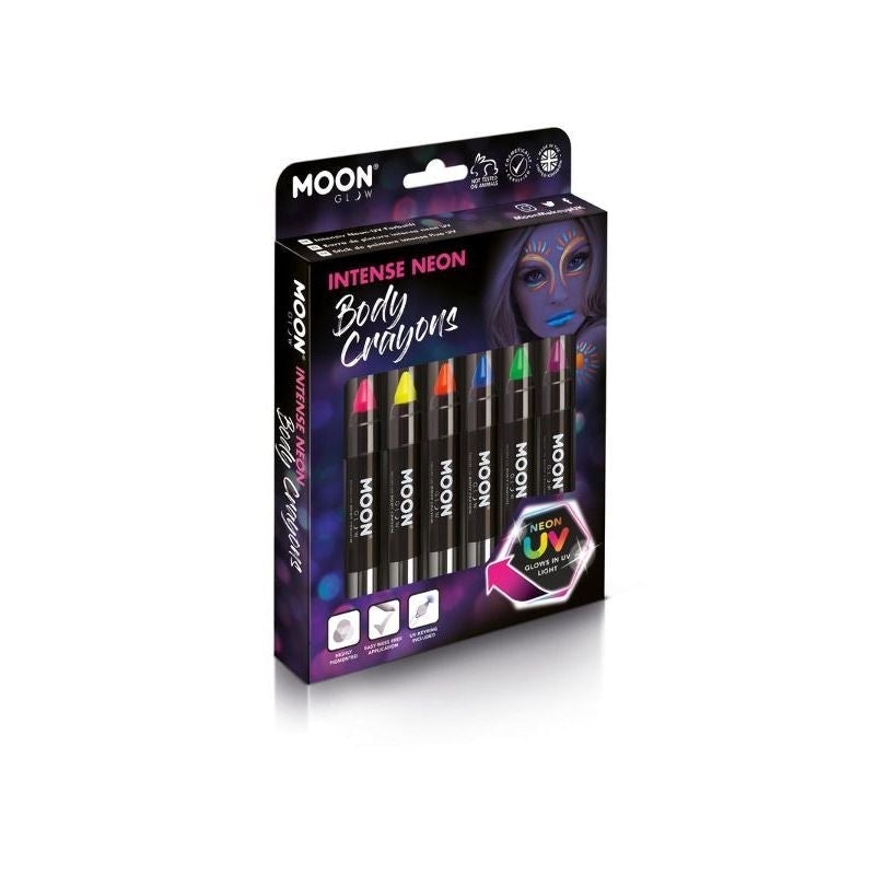 Moon Glow Intense Neon UV Body Crayons 3.5g Assorted Colours Costume Make Up_1