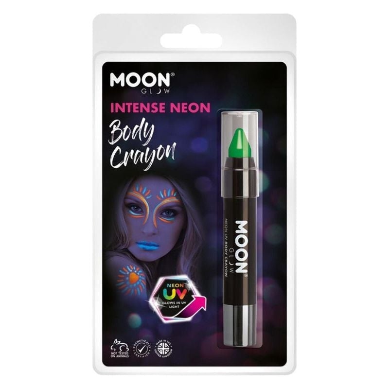 Moon Glow Intense Neon UV Body Crayons Choice Of 8 Colours 3.5g Costume Make Up 2