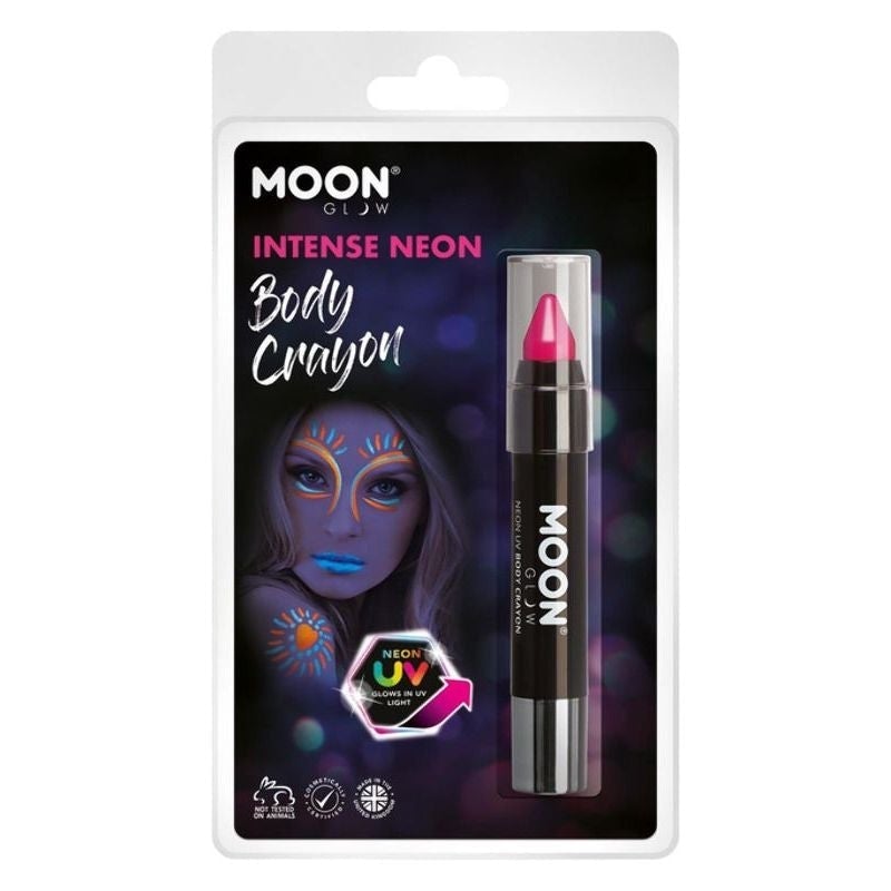 Moon Glow Intense Neon UV Body Crayons Choice Of 8 Colours 3.5g Costume Make Up 3