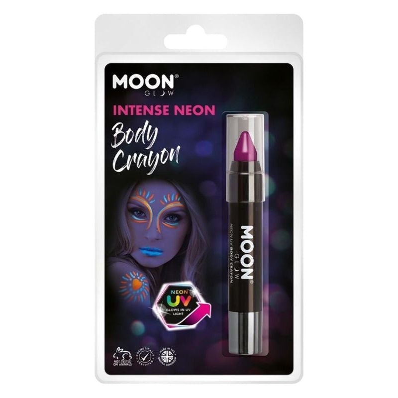 Moon Glow Intense Neon UV Body Crayons Choice Of 8 Colours 3.5g Costume Make Up 5