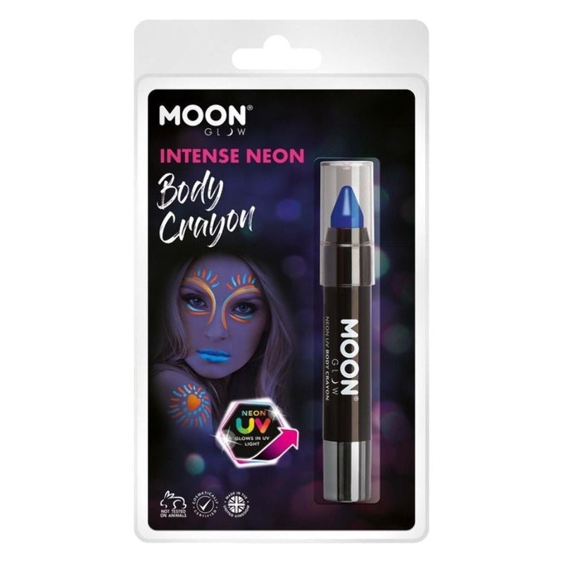 Moon Glow Intense Neon UV Body Crayons Choice Of 8 Colours 3.5g Costume Make Up 1