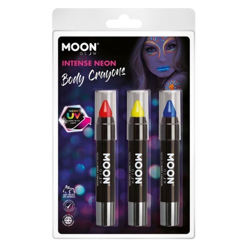 Moon Glow Intense Neon UV Body Crayons M34677 Costume Make Up_1