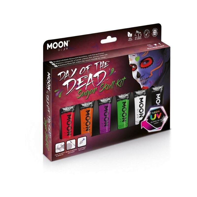 Moon Glow Intense Neon UV Face Paint Assorted M02591 Costume Make Up 1
