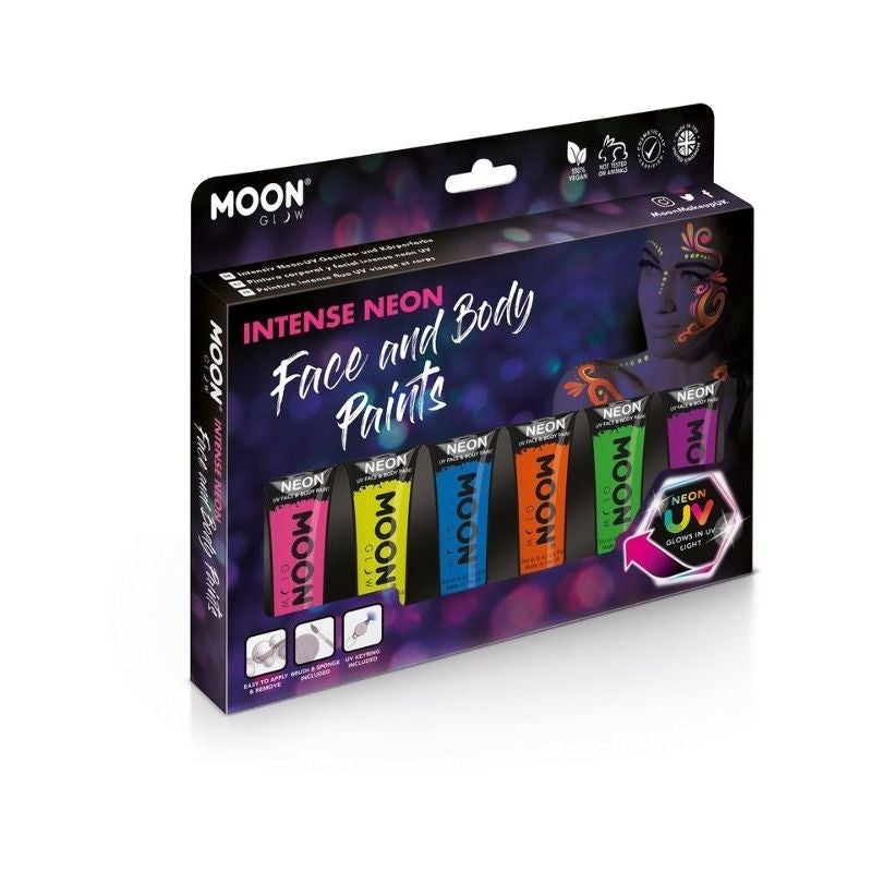 Moon Glow Intense Neon UV Face Paint Assorted M5366 Costume Make Up 1