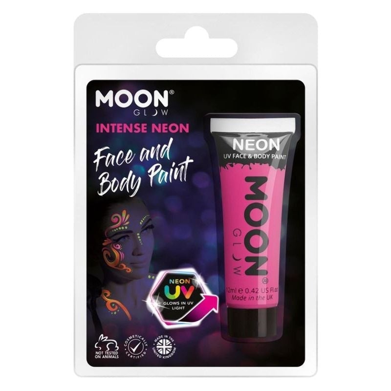 Moon Glow Intense Neon UV Face Paint Choice Of 8 Colours 12ml Costume Make Up 3