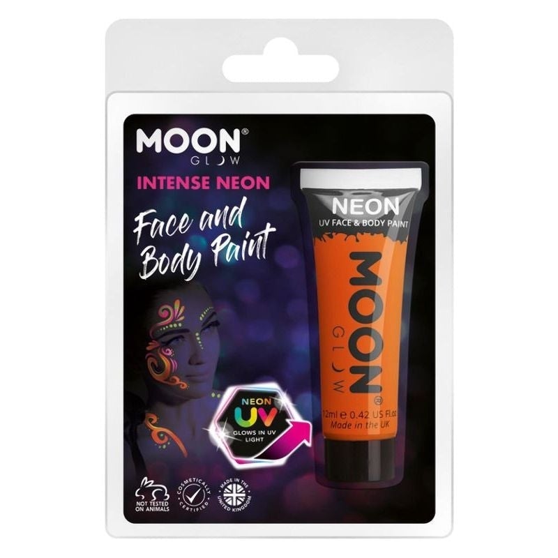 Moon Glow Intense Neon UV Face Paint Choice Of 8 Colours 12ml Costume Make Up 4